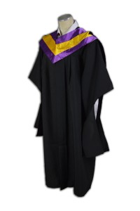 DA009 訂製團體學業制服袍  來版訂購學士服  訂做大學畢業袍 學士袍  學士服專門店